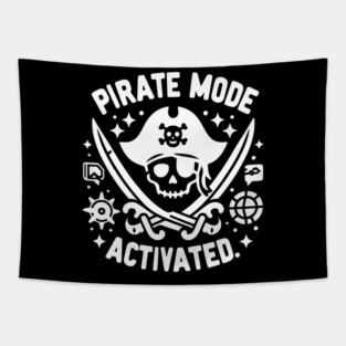 Pirate Mode Activated Tapestry