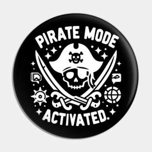 Pirate Mode Activated Pin