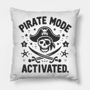 Pirate Mode Activated Pillow