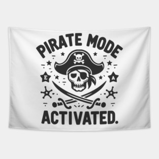 Pirate Mode Activated Tapestry