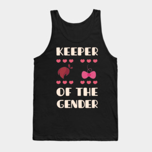 keeper of the gender reveal baby announcement party Tank Top