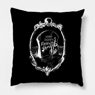 Penny Dreadful's Shilling Shockers logo - designed by Matthew MacKnight Pillow
