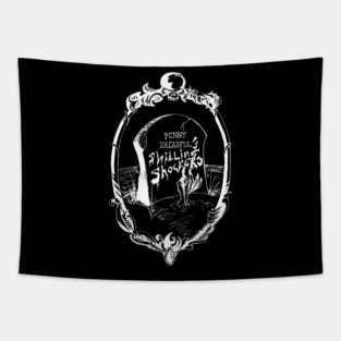 Penny Dreadful's Shilling Shockers logo - designed by Matthew MacKnight Tapestry