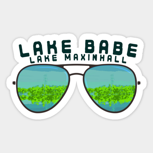Lake Babe Lake Maxinhall Magnet by Camp Happy Hour