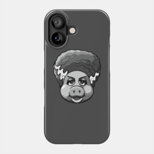 The Bride of Froggen-Schwein B&W Phone Case