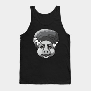 The Bride of Froggen-Schwein B&W Tank Top