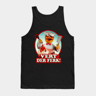 Swedish Chef Vert Der Ferk Retro Tank Top