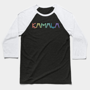 Kamala Cat Rainbow Funny Kamala Harris Baseball T-Shirt