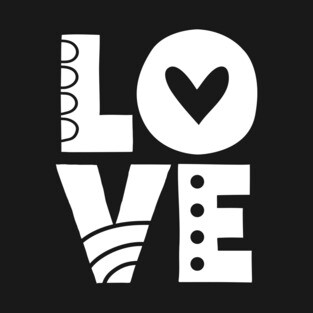 White Love Letters T-Shirt