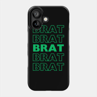 Brat Green Phone Case