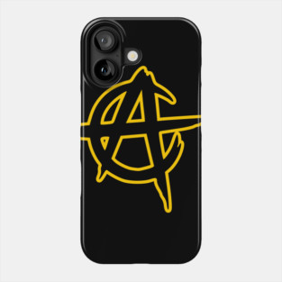 Anacho capitalism symbol Phone Case