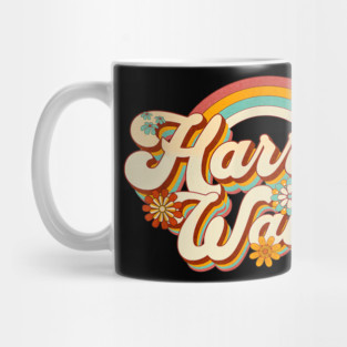 Boho Rainbow Kamala Harris Tim Walz Mug