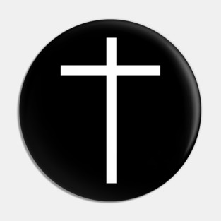 Small Cross Subtle Christian Minimalist Religious Pin