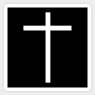 Small Cross Subtle Christian Minimalist Religious Magnet
