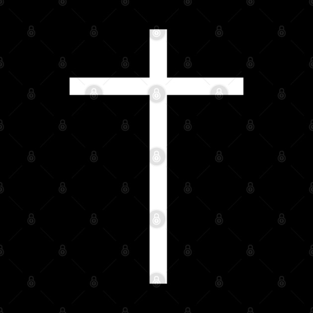 Small Cross Subtle Christian Minimalist Religious by MrsDagger