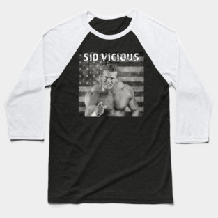 Sid Vicious / Wrestling Style Baseball T-Shirt
