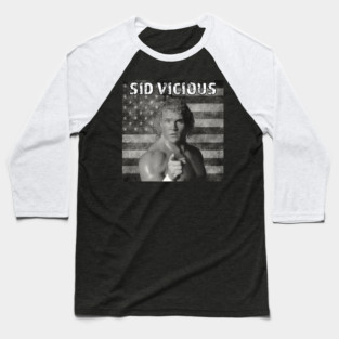 Sid Vicious / Wrestling Style Baseball T-Shirt