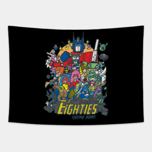 Eighties Heroes Tapestry