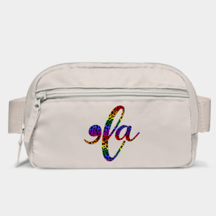 Comma la, Rainbow Flag, Leopard Print Bag