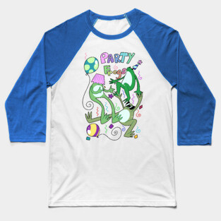Party Frogs Baseball T-Shirt