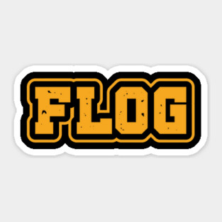 Flog Sticker