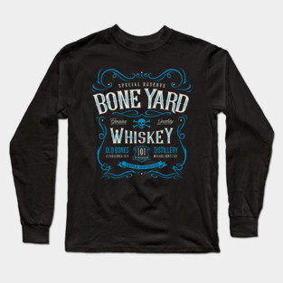 Boneyard Whiskey Label Long Sleeve T-Shirt