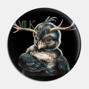 Artwork Mysterious Baby Chicken Face Head Like Deer Pin