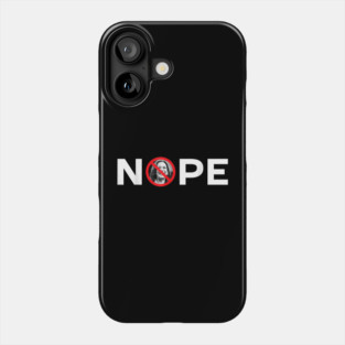 Nope 'No Kamala' Sign Anti Kamala Phone Case