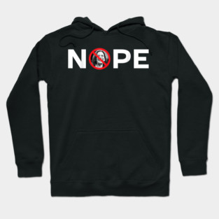 Nope 'No Kamala' Sign Anti Kamala Hoodie