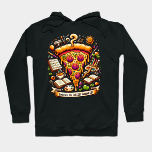 Pizza Lover Cheesy Goodness Hoodie