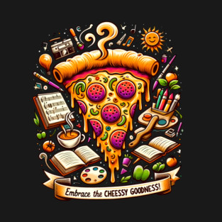 Pizza Lover Cheesy Goodness T-Shirt