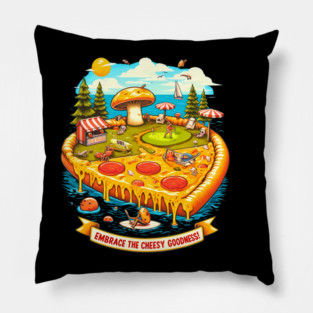 Pizza Lover Cheesy Goodnes Pillow