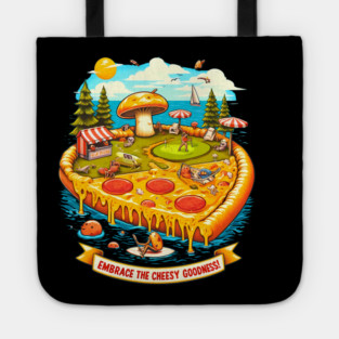 Pizza Lover Cheesy Goodnes Tote