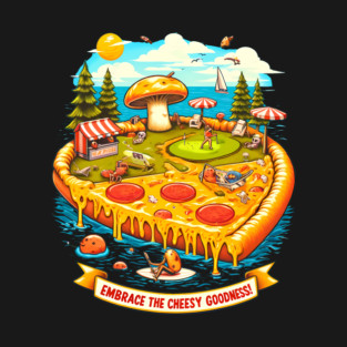 Pizza Lover Cheesy Goodnes T-Shirt