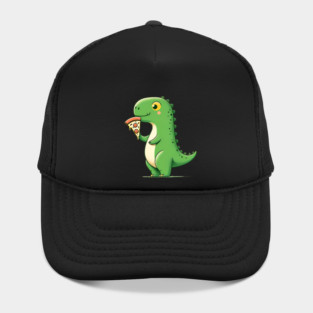 Cute Dinosaur Eating Pizza Hat