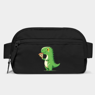 Cute Dinosaur Eating Pizza Bag