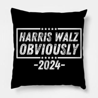 Harris-Walz-Obviously Pillow