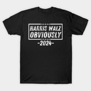 Harris-Walz-Obviously T-Shirt