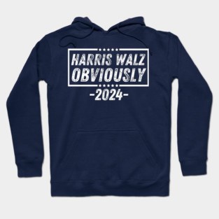 Harris-Walz-Obviously Hoodie
