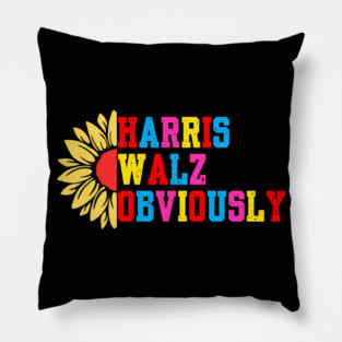Harris-Walz-Obviously Pillow