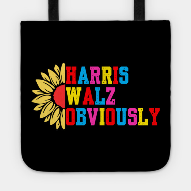 Harris-Walz-Obviously Tote by BlackMeme94