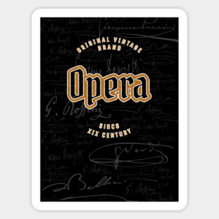 Beautiful Opera Sticker