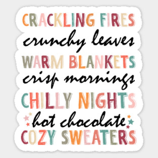 Fall Autumn Season Sticker