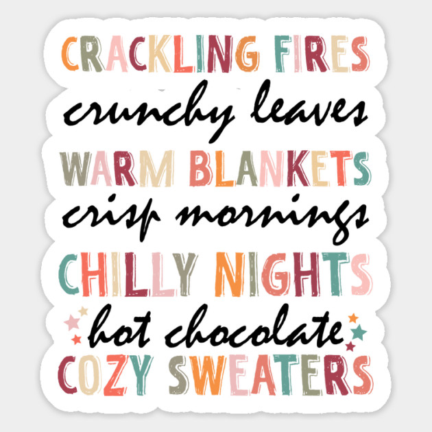 Fall Autumn Season Magnet by The WYLD Tribe