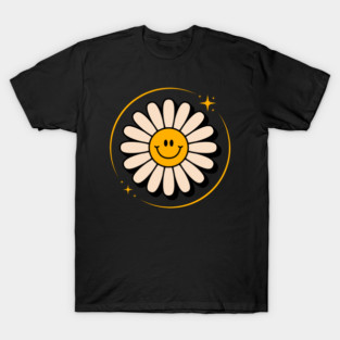 Flower Vintage 70s: Get Your Groove On with Retro Style! T-Shirt