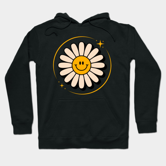 Flower Vintage 70s: Get Your Groove On with Retro Style! Hoodie by BlackMeme94