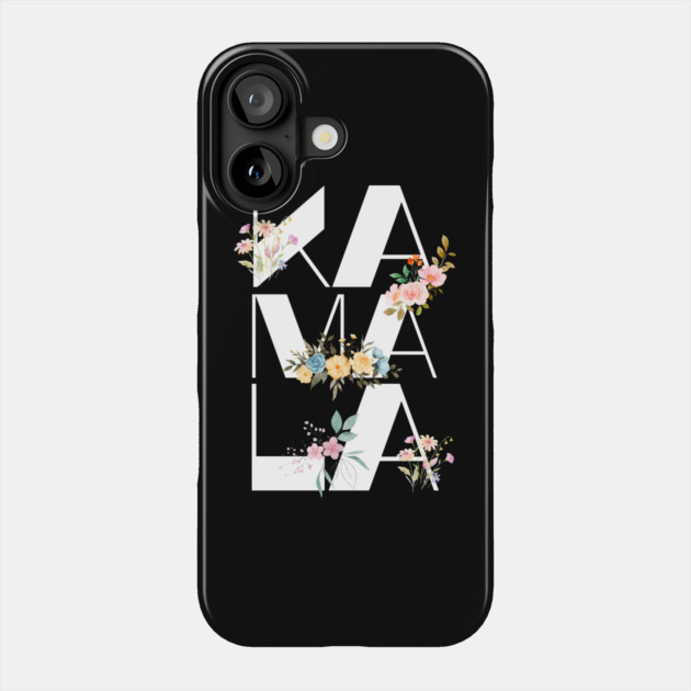 Kamala Harris Vintage Floral Feminine First Female President Phone Case by The WYLD Tribe