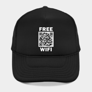 Rick Roll QR Code Prank Free Wifi Hat