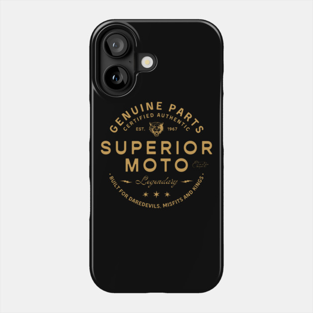 Superior Moto Phone Case by Timeless Chaos