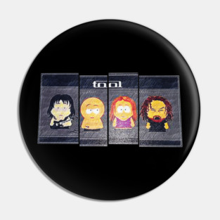 Tool Cartoon Parody Pin